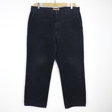 Pantalone Avirex Taglia 38US Uomo Logo Comodo Cotone Pratico Tinta Unita Nero