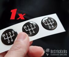 1 Adesivo resina per Golf II mk2 pomello cambio marce gears gearknob schaltknauf