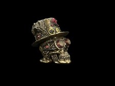 Teschio Steampunk con cappello