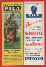 SEGNALIBRO FILA SERIE ANIMALI INTERESSANTI MEGATERIO RETRO GIOTTO BLU