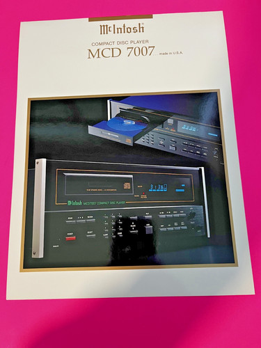 Mcintosh mcd7007 depliant - mcd7007,