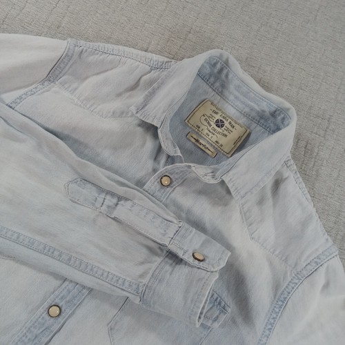 Zara denim snap button sm - zara, sz