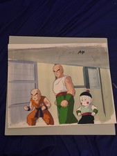 DRAGON BALL Z Tien Krillin Chiaotzu PRODUZIONE ANIME CEL + Douga