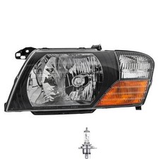 Faro Sinistro Per Mitsubishi Pajero Tipo V60 Anno 00-06 Nero H4 1348107