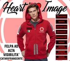 FELPA CAPPUCCIO E ZIP CROCE