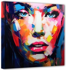 Face Modern Art Pop Astratto
