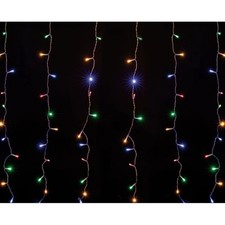 TENDA 104 LED X ESTERNO MULTICOLOR A BATTERIA 1,5mt x 0,7mt GALILEO