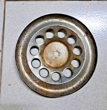 VESPA PIAGGIO COPPA BORCHIA COPRI RUOTA COPRI CERCHIO 8" INOX VINTAGE EPOCA