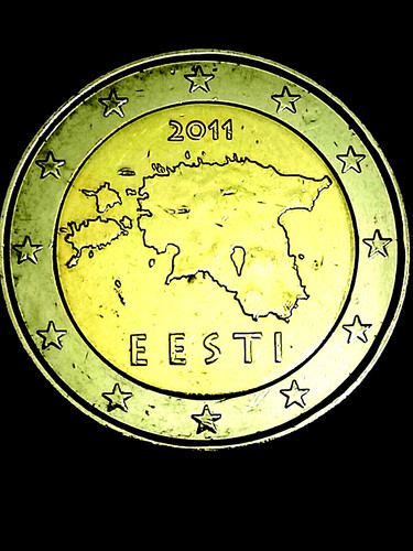 Euro couleur estonie - couleur,