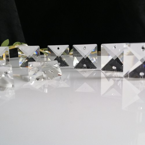 50pcs 18mm clear square - 50pcs,