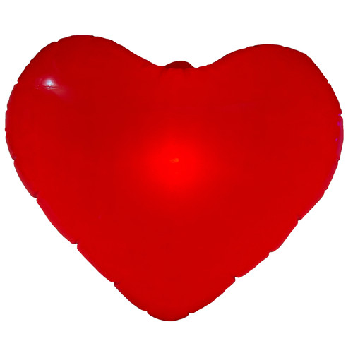 Cuore gonfiabile led vinile - gonfiabile,