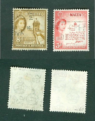 Malta 1956 regina elisabetta - malta.,