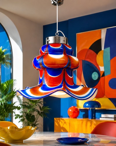 Lampada sospensione vetro - lampada, a