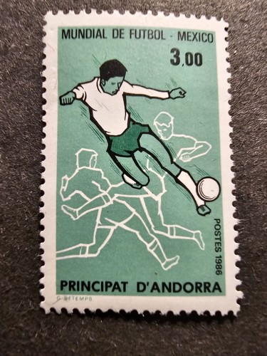 Francobollo andorra coppa - andorra,
