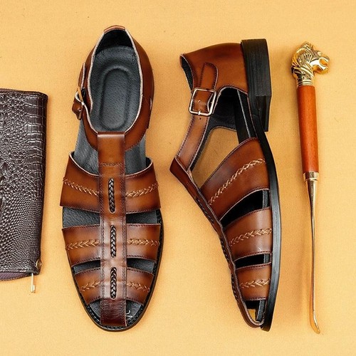 Sandali gladiatore uomo - , pelle