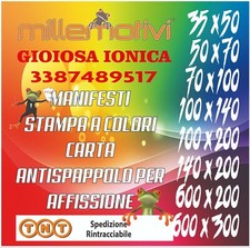 STAMPA MANIFESTI 70X100 /