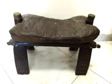 SELLA DA CAMMELLO SGABELLO VINTAGE