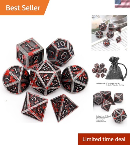 Set dadi dnd metallo - dnd, in