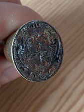 Sigillo Nobiliare Conte Timbro Ceralacca 1800 Araldica