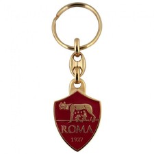 Portachiavi AS Roma Ufficiale in Metallo Smaltato – Logo Crest Squadra Calcio,
