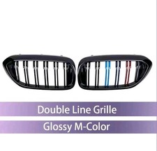 Griglia BMW Serie 5 G30 G31 2017/2019 Msport Nero Lucido Paraurti Anteriore 