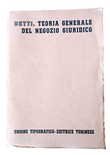 BETTI " Teoria Generale del