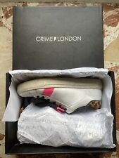 CRIME LONDON LOW TOP ESSENTIAL UK 4 US 5 EU 37  Women Sneakers PINK WHITE TIGER