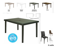 TAVOLO 150X90 POLI RATTAN CON