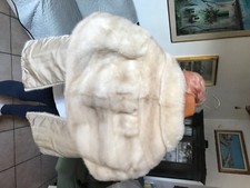 Stola visone colore beige Pelli Intere Tourmaline Embal