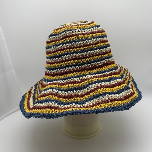 Cappello tessuto multicolore