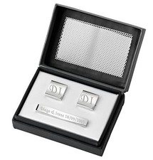 SET COPRIBOTTONI/FERMACRAVATTE con TESTO INCISO!!