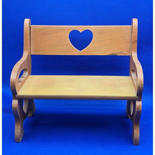 Panca vintage legno - , cuore
