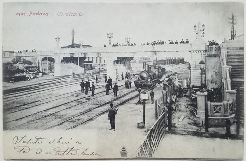 Cartolina padova cavalcavia - padova,