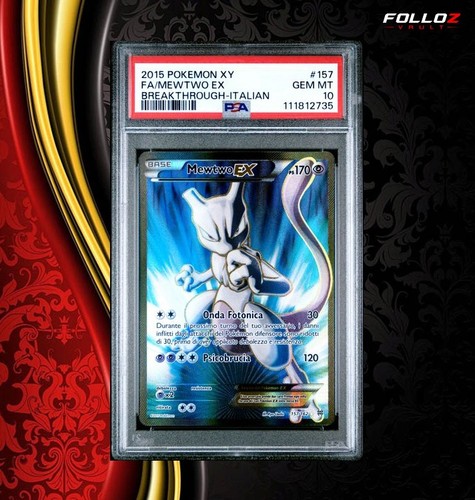 Carta pokemon mewtwo - carta,