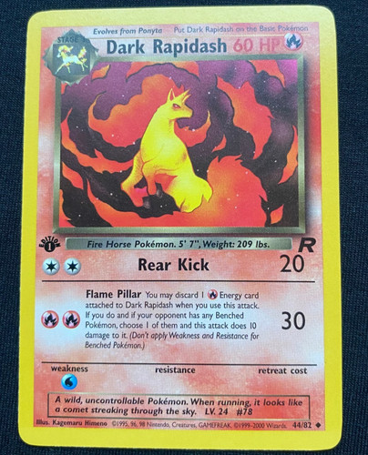 Dark rapidash first - dark, 44/82