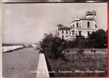 CARTOLINA LIDO DI JESOLO B/N VIAGGIATA 1954 ALBERGO CASA BIANCA