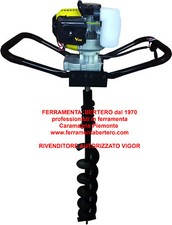 TRIVELLA A MOTORE  MOTOTRIVELLA TM 49 VIGOR ELICA 80 h DIAMETRO 100