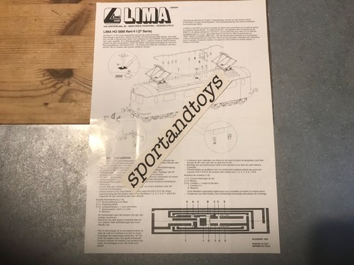 Lima sbb re4 i foglio - ho,