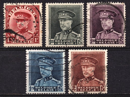 Belgio 1931 1932 317 321 - belgio, 1931/1932