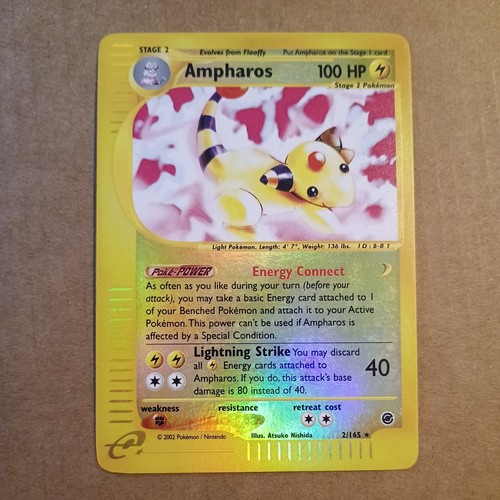 Pokémon tcg ampharos 165 - pokémon, 2/165