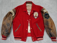 Giacca vintage Louisville Slugger baseball Varsity M Cooper H&B pelle lana