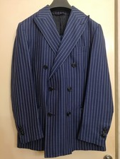 Abito gessato doppiopetto uomo