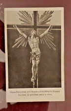 cartolina colonnata firenze crocifisso formato piccolo '900