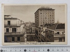 I120012 Cartolina - Torino - Via IX Maggio e Grande Albergo - VG 1957