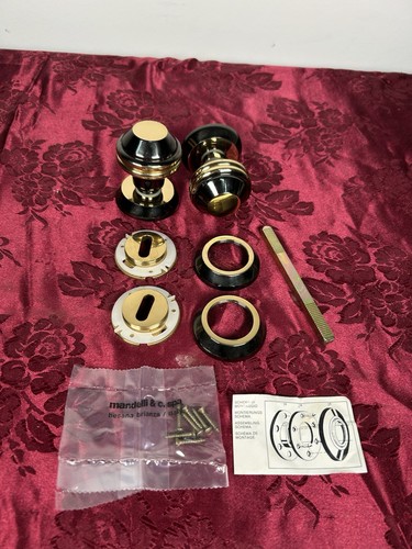 Pomolo porta ottone cromato - ottone,