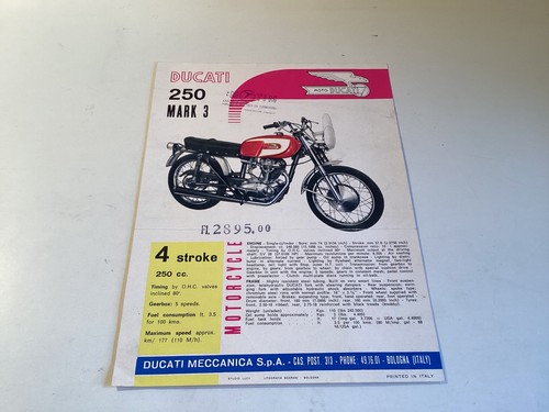 Ducati pagina depliant - , 250