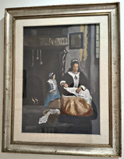 Vintage Italian Oil Painting by Stefano Fedeli Dutch Golden Age Style -3ft x 2.5