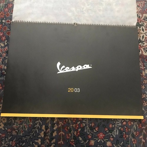 Calendario piaggio anno - anno, 2003