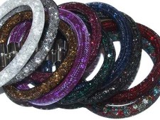 Vari colori bracciale donna stardust cristalli 1 giro chiusura tono argento