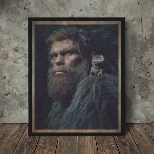 Sasquatch dinosauro ritratto - sasquatch,